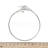 Flower Alloy Arm Cuff Bangles for Girl Women AJEW-A063-01E-P-5
