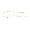 Ion Plating(IP) 316 Stainless Steel Hoop Earrings Findings STAS-C029-02G-1