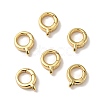 Brass Spring Gate Rings KK-J301-08G-2