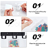 Self Adhesive PET Hanging Tabs CDIS-WH0816-01C-4