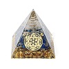 Orgonite Pyramid Resin Energy Generators DJEW-D013-04D-1