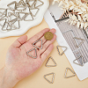 30Pcs Stainless Steel Triangle Ring Buckles STAS-DC0017-18-3