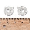 Rhodium Plated 925 Sterling Silver Charms STER-C003-21P-3