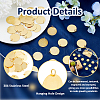 30Pcs Brass Pendants FIND-FH0009-75A-4