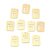 Ion Plating(IP) 304 Stainless Steel Pendants STAS-K216-49F-G-2