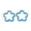 Spray Painted 201 Stainless Steel Linking Rings STAS-G304-07D-1