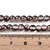 Baking Paint Transparent Glass Beads Strands DGLA-N011-4mm-09-4