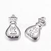 Tarnish Resistant 201 Stainless Steel Pendants STAS-G071-19P-1