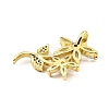 Rack Plating Real 18K Gold Plated Brass Pendants KK-B077-19G-3