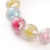 Transparent Acrylic Beads Stretch Bracelets for Kids BJEW-JB05862-4