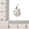 Brass Micro Pave Cubic Zirconia Pendants KK-Q001-12P-3