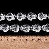 Transparent Glass Beads Strands DGLA-N021-02A-11-4