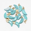 Synthetic Turquoise Pendants G-Q494-80B-1