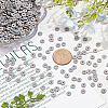 10 Strands Flat Round Handmade Polymer Clay Beads CLAY-PH0001-44A-4