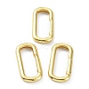 Brass Keychain Clasps KK-B046-01G-1