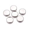 Non-Tarnish 304 Stainless Steel Plain Edge Bezel Cups X-STAS-E460-10P-16mm-2