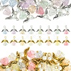 30Pcs Angel Acrylic & Glass Pendant PALLOY-FZ00016-7