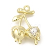 Alloy Rhinestone Pandants ENAM-B025-03G-02-1