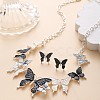 Butterfly Alloy Enamel  Necklace and Earrings Sets for Women FS-WGFD103-04-1