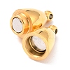 Ion Plating(IP) 304 Stainless Steel Magnetic Clasps with Loops STAS-M290-06A-G-3
