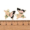 Alloy Enamel Pendants FIND-H051-01B-G-3