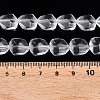 Frosted Glass Beads Strands GLAA-T023-30C-4