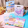 5Pcs 5 Styles Printed Paper Gift Tote Bags ABAG-TA0001-53-5