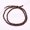 Natural Garnet Beads Strands G-F509-37-3mm-2