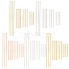 200Pcs 20 Styles Brass Flat Head Pins KK-BC0009-19-1