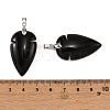 Natural & Synthetic Mixed Gemstone Pendants G-H359-04P-3