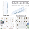 2Pcs ABS Plastic Pegboard Storage Clips AJEW-SP0004-60A-2