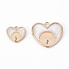 Brass Peg Bails Pendants KK-Q765-009A-NF-3