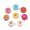 Opaque Acrylic Beads X-PACR-N006-50-A01-2