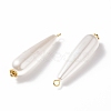 Acrylic Imitation Pearl Pendants PALLOY-JF00572-2