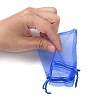 20Pcs 10 Colors Rectangle Organza Drawstring Bags CON-YW0001-31C-7