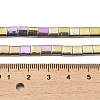 Electroplated Non-magnetic Synthetic Hematite Beads Strands G-G089-B02-13-4