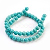 Synthetic Turquoise Beads Strands TURQ-G106-6mm-02D-2