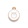 Alloy Enamel Pendants X-ENAM-S124-01A-04C-2