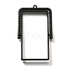 Alloy Open Back Bezel Pendants PALLOY-I223-07EB-1