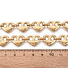 304 Stainless Steel Heart Link Chains CHS-Q009-03G-03-3