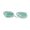 Natural Green Aventurine Pendants G-G956-B37-FF-3