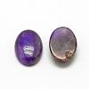 Natural Amethyst Cabochons G-R415-14x10-30-2