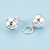 925 Sterling Silver Bell Charms STER-T008-23S-02-2