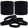 Flat Plain Silicone Cord Bracelet for Men Women BJEW-WH0016-32I-1