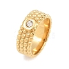304 Stainless Steel Cubic Zirconia Finger Rings RJEW-F203-03G-01-4