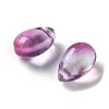 Transparent Glass Charms GGLA-M004-05B-03-3