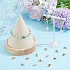 30Pcs Brass Cabochon Connector Settings KK-BBC0025-25-4