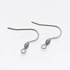 Tarnish Resistant 304 Stainless Steel Earring Hooks X-STAS-E074-42-1