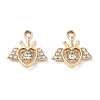 Alloy Rhinestone Pendants PALLOY-P303-03C-G-1