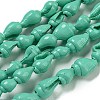 Spray Painted Natural Spiral Shell Beads Strands BSHE-G039-08B-1